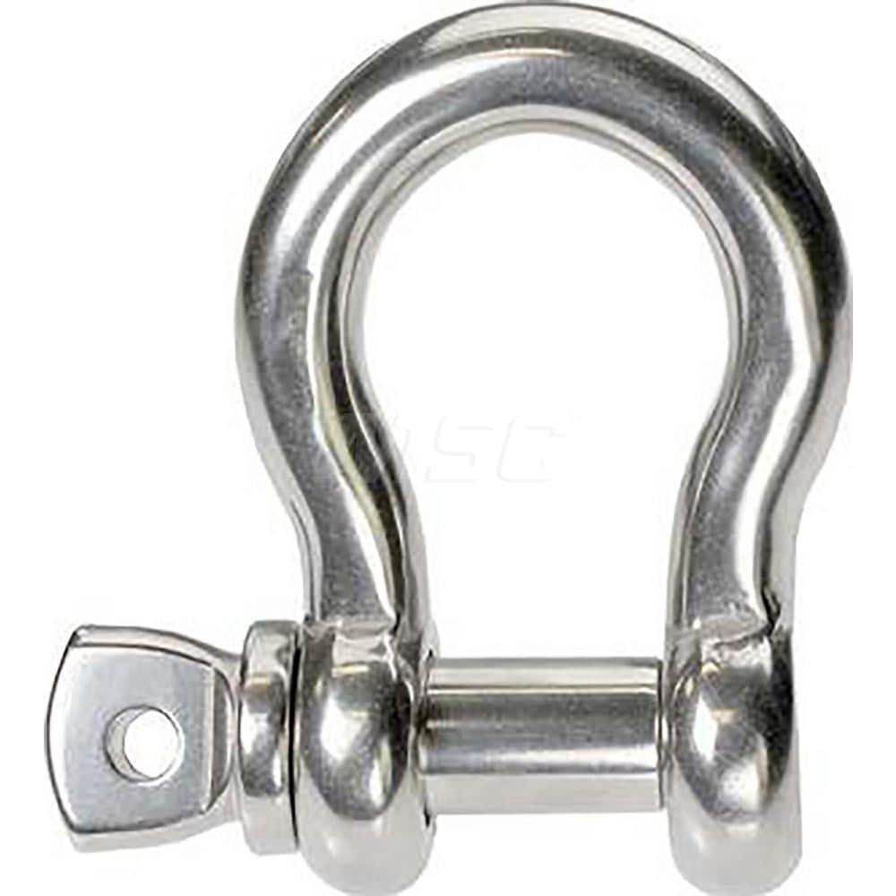 Shackle: Screw Pin Stainless Steel, 7/16″ Pin Dia