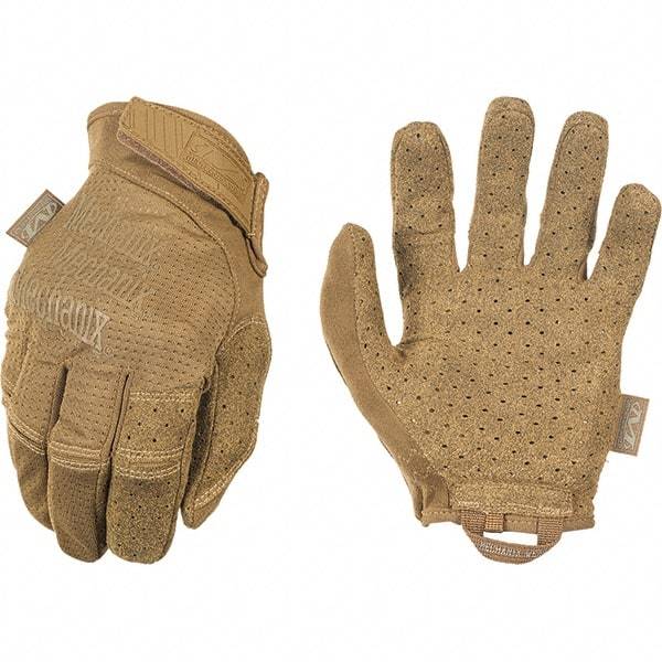 Mechanix Wear - Size M/L Work Gloves - For Work & Driver, Uncoated, Adjustable Closure Cuff, Full Fingered, Tan, Paired - Caliber Tooling