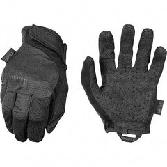 Mechanix Wear - Size M/L Work Gloves - For Work & Driver, Uncoated, Adjustable Closure Cuff, Full Fingered, Black, Paired - Caliber Tooling