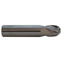 1/2 TuffCut GP Stub Length 4 Fl Ball Nose TiAlN Coated Center Cutting End Mill - Caliber Tooling