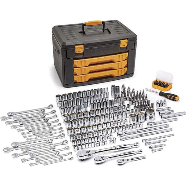 GEARWRENCH - Combination Hand Tool Sets Tool Type: Master Mechanics Tool Set Number of Pieces: 243 - Caliber Tooling