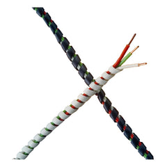 MM Newman - Cable Sleeves; Sleeve Type: Spiral Bundling; Expandable; Wire & Hose Harness; Automotive; Wrap-around; Spiral Wrap ; Inside Diameter (Decimal Inch): .271 ; Inside Diameter (Inch): .271 ; Color: White ; Resistance Features: Acid Resistant; Alk - Exact Industrial Supply