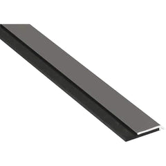 Pemko - Sweeps & Seals; Type: Brush Door Bottom Sweep ; Width (Inch): 1/4 ; Finish/Coating: Clear Anodized Aluminum ; Material: 6063-T6 Aluminum Alloy and Temper Retainer ; Back Strip Brush Width (Inch): 1 ; Bristle Length (Inch): 1.0000 - Exact Industrial Supply