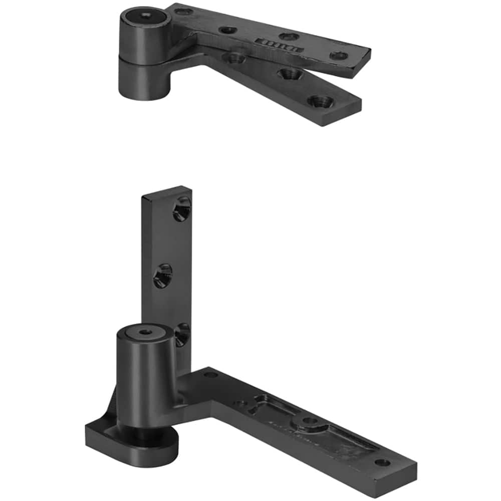 Rixson - Pivot Hinges; Finish/Coating: Oil Rubbed Bronze ; Material: Brass ; Type: Offset Regular Jamb Attached Pivot ; Hand: Left Hand ; Leaf Height: 4-1/4 (Inch); Length (Inch): 5-1/2 - Exact Industrial Supply