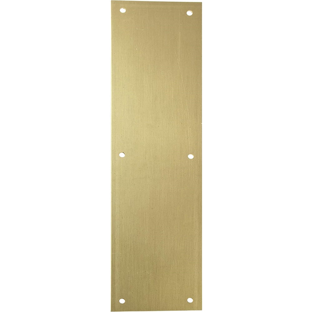 Rockwood - Push Plates; Type: Push Plate ; Overall Length (Inch): 16 ; Finish/Coating: Satin Stainless Steel - Exact Industrial Supply