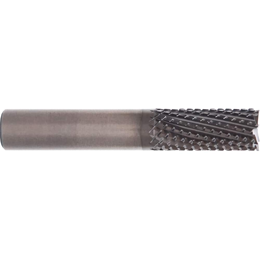 M.A. Ford - 0.315" Diam, 25mm LOC, 0.315" Shank Diam, 10-Flute Fishtail Point Diamond-Pattern Router Bit - Exact Industrial Supply