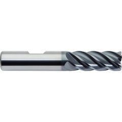 M.A. Ford - Corner Radius & Corner Chamfer End Mills; Mill Diameter (Inch): 5/8 ; Mill Diameter (Decimal Inch): 0.6250 ; End Type: Corner Radius ; Corner Radius (Inch): 0.25 ; Corner Radius (Decimal Inch): 0.25 ; Number of Flutes: 5 - Exact Industrial Supply