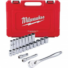 Milwaukee Tool - Socket Sets Measurement Type: Inch Drive Size: 1/2 - Caliber Tooling