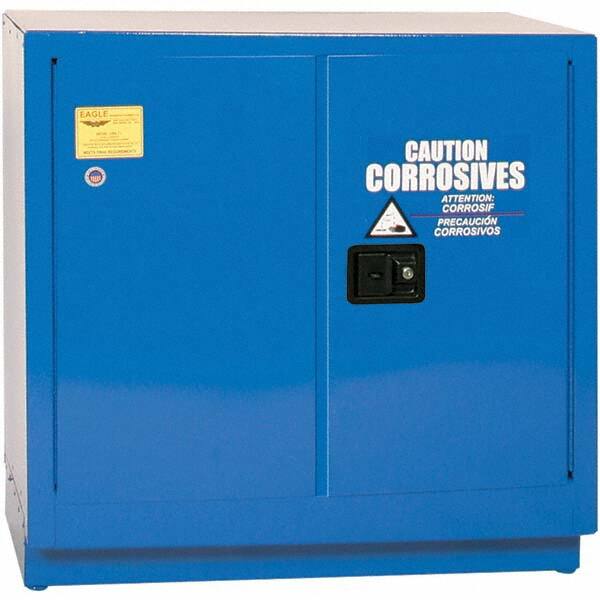 Eagle - Safety Cabinets Hazardous Chemical Type: Corrosive Chemicals Color: Royal Blue - Caliber Tooling