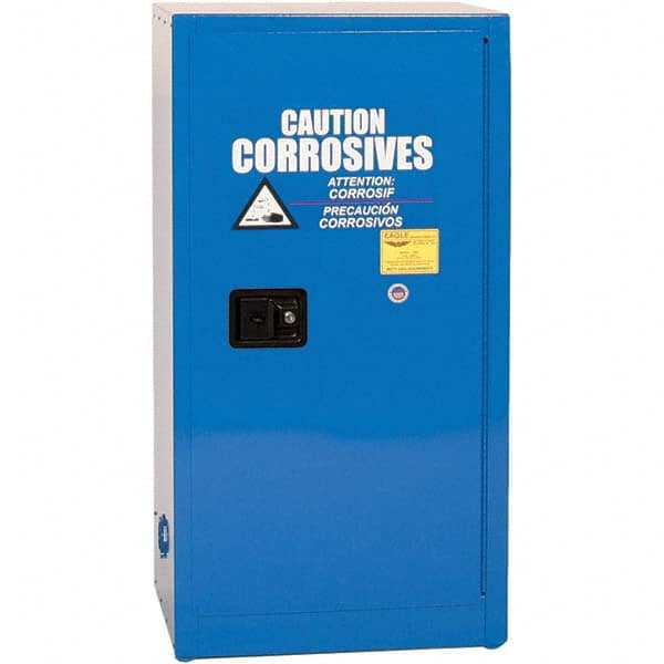 Eagle - Safety Cabinets Hazardous Chemical Type: Corrosive Chemicals Color: Royal Blue - Caliber Tooling