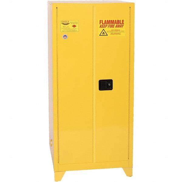 Eagle - Safety Cabinets Hazardous Chemical Type: Flammable and Combustible Liquids Color: Yellow - Caliber Tooling