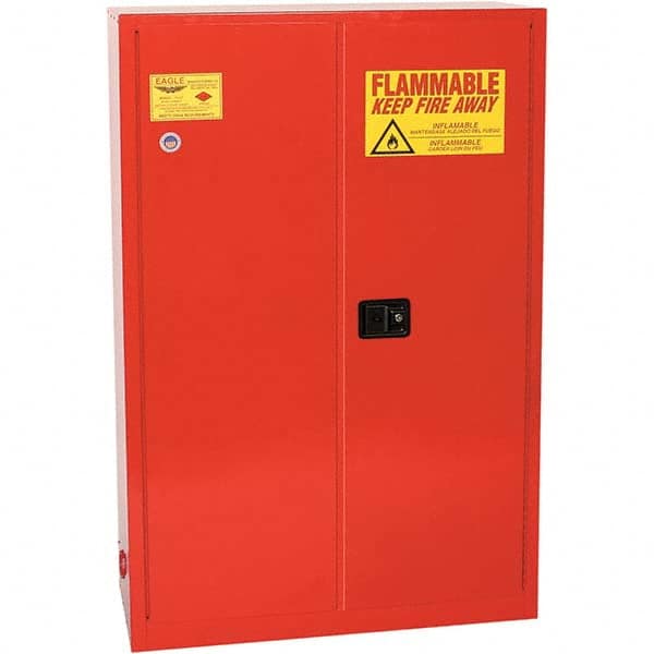 Eagle - Safety Cabinets Hazardous Chemical Type: Flammable and Combustible Liquids Color: Red - Caliber Tooling