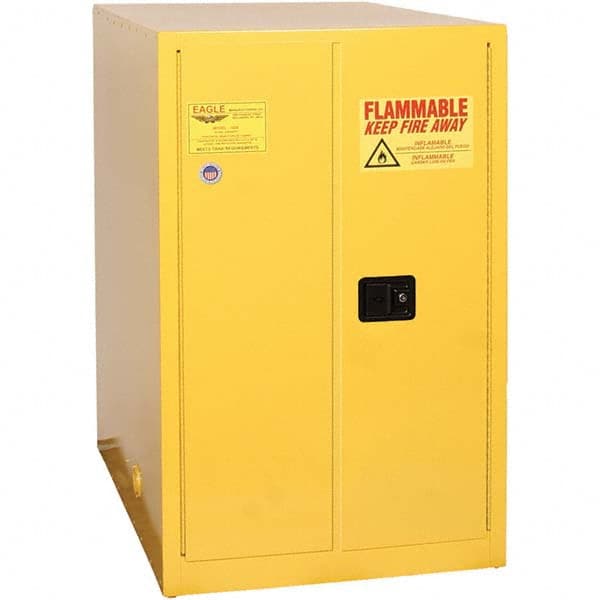 Eagle - Safety Cabinets Hazardous Chemical Type: Flammable and Combustible Liquids Color: Yellow - Caliber Tooling