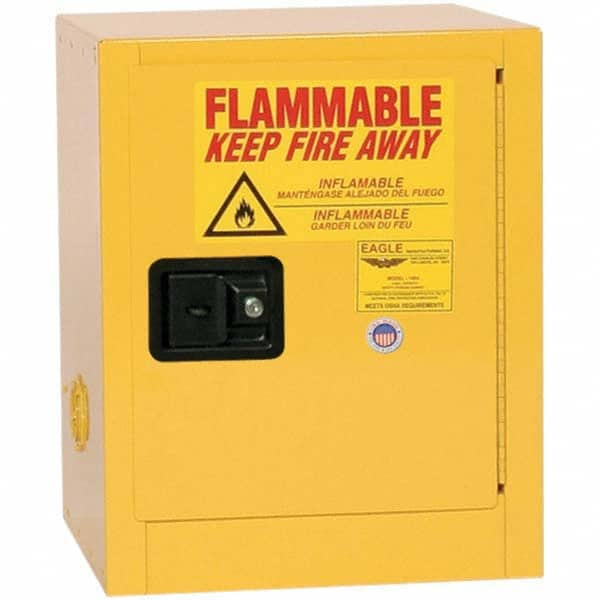 Eagle - Safety Cabinets Hazardous Chemical Type: Flammable and Combustible Liquids Color: Yellow - Caliber Tooling