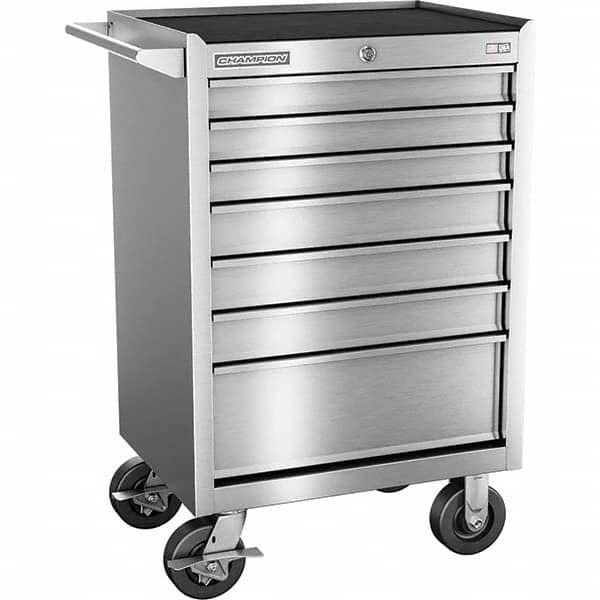 Champion Tool Storage - Tool Storage Combos & Systems Type: Wheeled Tool Cabinet Drawers Range: 5 - 9 Drawers - Caliber Tooling