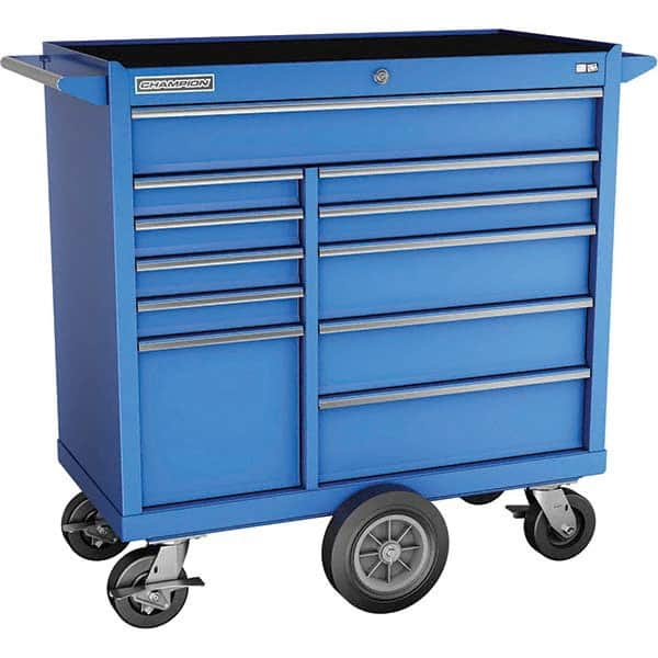 Champion Tool Storage - Tool Storage Combos & Systems Type: Wheeled Tool Cabinet with Maintenance Cart Drawers Range: 10 - 15 Drawers - Caliber Tooling