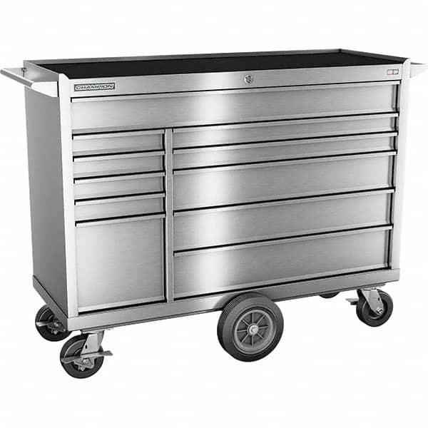 Champion Tool Storage - Tool Storage Combos & Systems Type: Wheeled Tool Cabinet with Maintenance Cart Drawers Range: 10 - 15 Drawers - Caliber Tooling