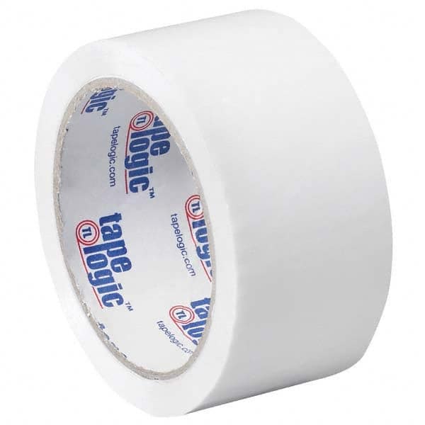 Tape Logic - Pack of (18) 55 Yd Rolls 2" White Box Sealing & Label Protection Tape - Caliber Tooling