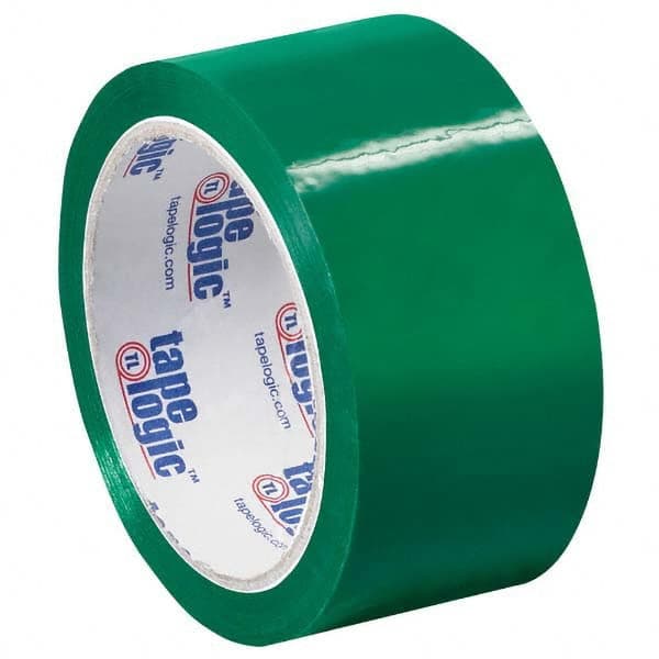 Tape Logic - Pack of (18) 55 Yd Rolls 2" Green Box Sealing & Label Protection Tape - Caliber Tooling