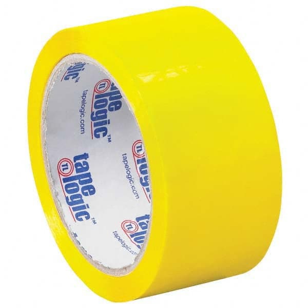 Tape Logic - Pack of (18) 55 Yd Rolls 2" Yellow Box Sealing & Label Protection Tape - Caliber Tooling