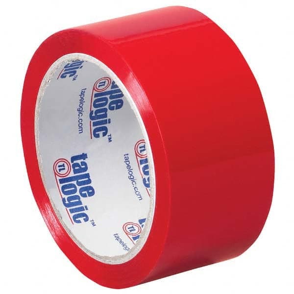 Tape Logic - Pack of (6), 2" x 55 Yd Rolls of Red Box Sealing & Label Protection Tape - Caliber Tooling