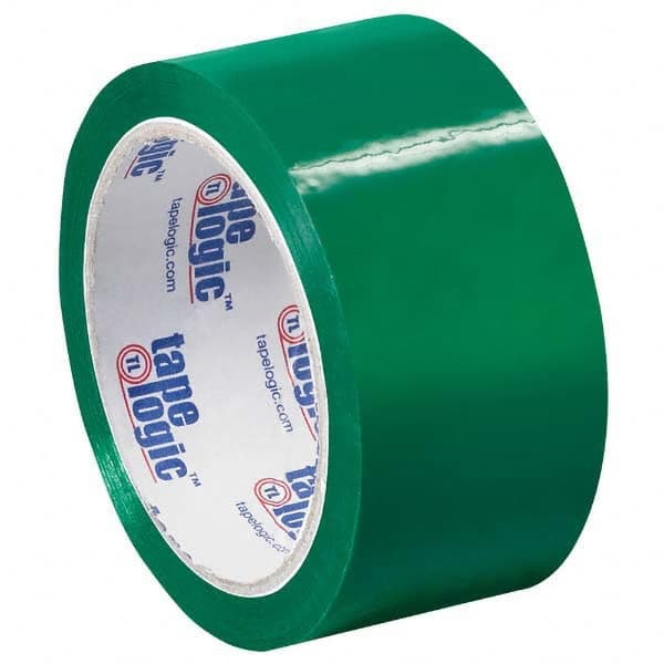 Tape Logic - Pack of (6) 55 Yd Rolls 2" Green Box Sealing & Label Protection Tape - Caliber Tooling