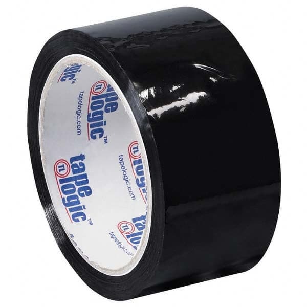 Tape Logic - Pack of (18) 55 Yd Rolls 2" Yd Black Box Sealing & Label Protection Tape - Caliber Tooling