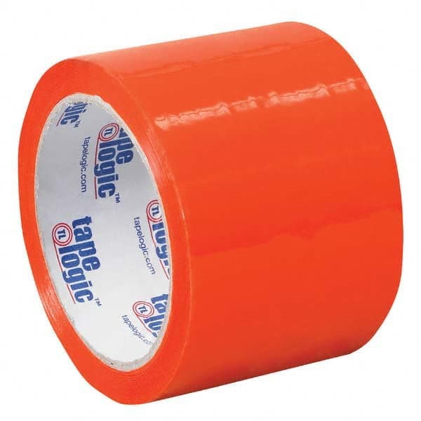 Tape Logic - Pack of (6) 55 Yd Rolls 3" Orange Box Sealing & Label Protection Tape - Caliber Tooling