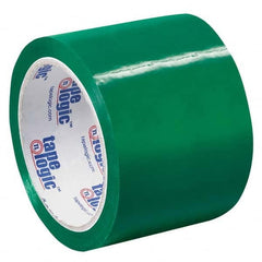 Tape Logic - Pack of (6) 55 Yd Rolls 3" Green Box Sealing & Label Protection Tape - Caliber Tooling