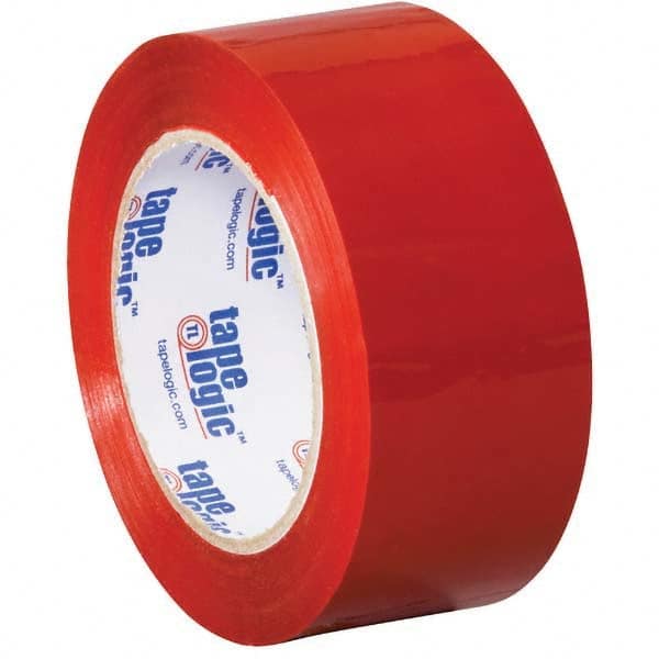 Tape Logic - Pack of (6) 110 Yd Rolls 2" Red Box Sealing & Label Protection Tape - Caliber Tooling