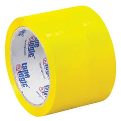 Tape Logic - Pack of (6) 55 Yd Rolls 3" Yellow Box Sealing & Label Protection Tape - Caliber Tooling