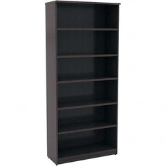 ALERA - Bookcases Height (Inch): 80-3/4 Color: Espresso - Caliber Tooling