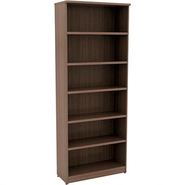 ALERA - Bookcases Height (Inch): 80-3/4 Color: Walnut - Caliber Tooling