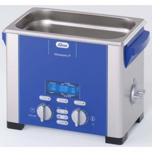 Elma - 0.75 Gal Bench Top Water-Based Ultrasonic Cleaner - Caliber Tooling