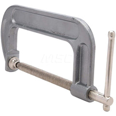 C-Clamp: 5″ Max Opening, Forged Steel Extra Deep Throat