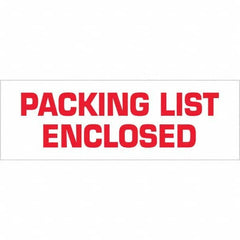 Tape Logic - Shipping & DOT Labels Message Type: Shipping Label Legend: Packing List Enclosed - Exact Industrial Supply