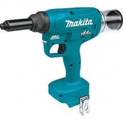 Makita - Cordless Riveters Fastener Type: Cordless Electric Riveter Closed End Rivet Capacity: All up to 1/4 - Caliber Tooling