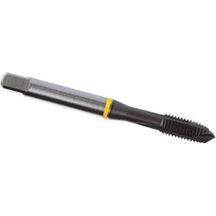 DORMER - 1-8 UNC 2B 4 Flute TiAlN Top Finish PM Cobalt Spiral Point Tap - Exact Industrial Supply