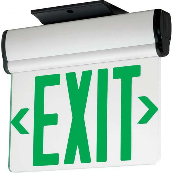 Hubbell Lighting - Illuminated Exit Signs Number of Faces: 1 Letter Color: Green - Caliber Tooling