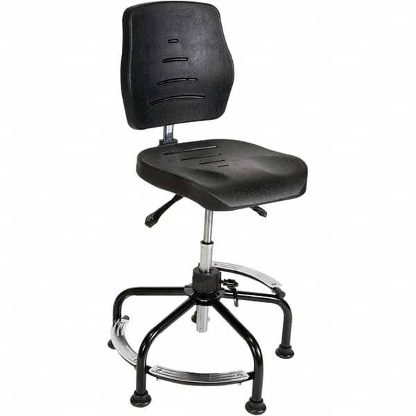 LISTA - 20 to 37" High Adjustable Height Swivel Stool - Caliber Tooling