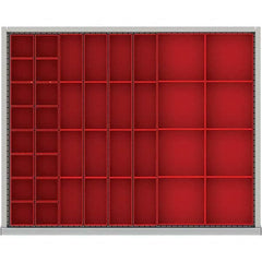 LISTA - 40-Compartment Drawer Divider Layout for 2.17" High Drawers - Caliber Tooling