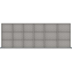 LISTA - 18-Compartment Drawer Divider Layout for 3.15" High Drawers - Caliber Tooling