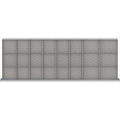 LISTA - 24-Compartment Drawer Divider Layout for 3.15" High Drawers - Caliber Tooling