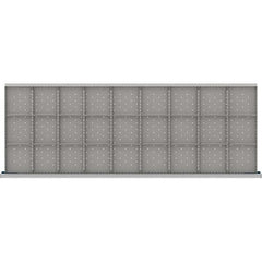 LISTA - 27-Compartment Drawer Divider Layout for 3.15" High Drawers - Caliber Tooling