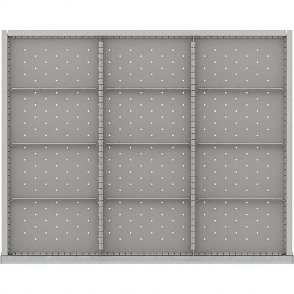 LISTA - 12-Compartment Drawer Divider Layout for 3.15" High Drawers - Caliber Tooling