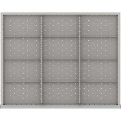 LISTA - 12-Compartment Drawer Divider Layout for 3.15" High Drawers - Caliber Tooling