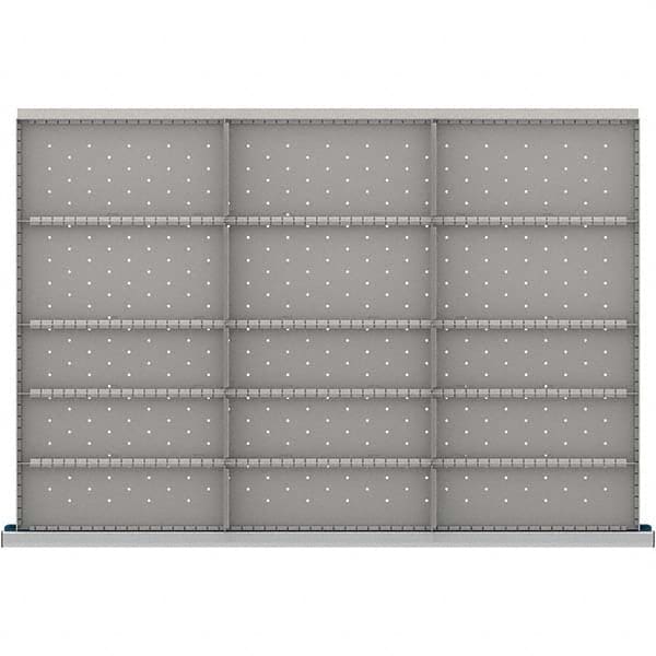 LISTA - 15-Compartment Drawer Divider Layout for 3.15" High Drawers - Caliber Tooling