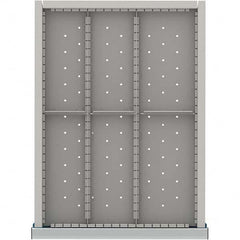 LISTA - 6-Compartment Drawer Divider Layout for 3.15" High Drawers - Caliber Tooling