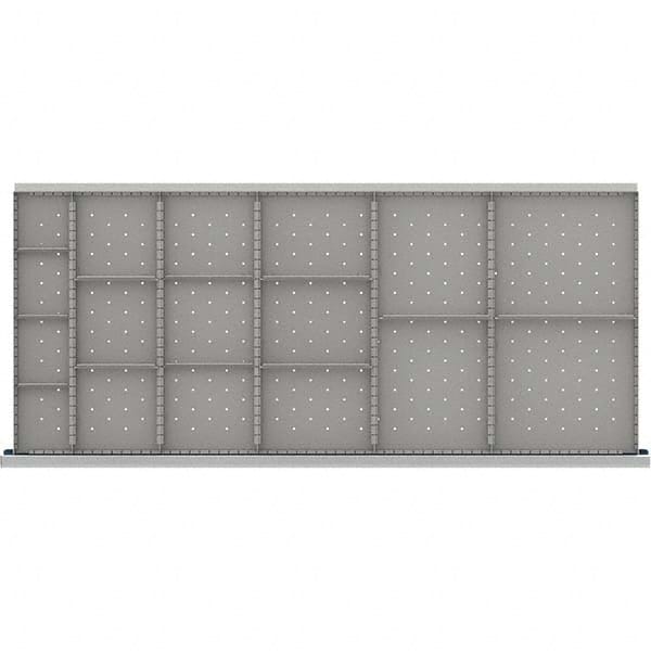 LISTA - 17-Compartment Drawer Divider Layout for 3.15" High Drawers - Caliber Tooling