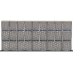 LISTA - 27-Compartment Drawer Divider Layout for 3.15" High Drawers - Caliber Tooling